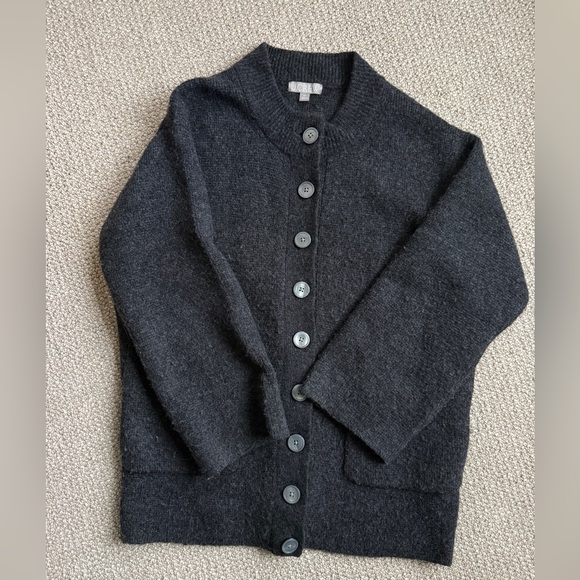 J. Crew Relaxed milano-stitch cardigan - Picture 4 of 4